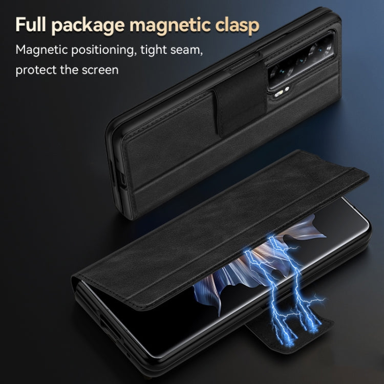 For Honor Magic V SULADA All-inclusive Magnetic Snap Flip Leather Phone Case(Red) - free shipping - PMC TechLife - Order now!