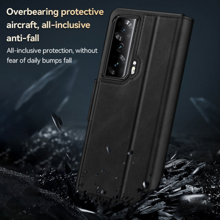 For Honor Magic Vs SULADA All-inclusive Magnetic Snap Flip Leather Phone Case(Black) - free shipping - PMC TechLife - Order now!