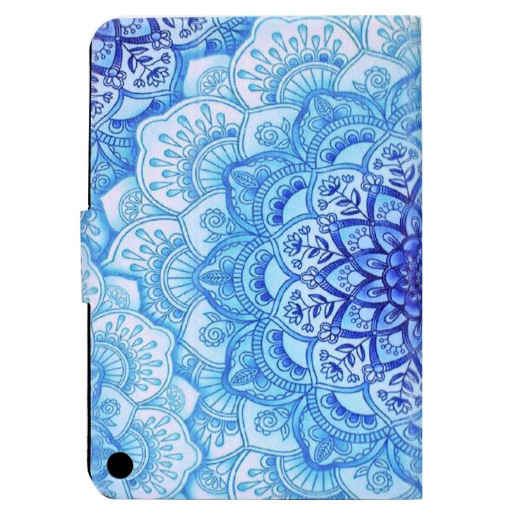 For Amazon Fire Max 11 2023 Colored Drawing Smart Leather Tablet Case(Green Flower) - free shipping - PMC TechLife - Order now!