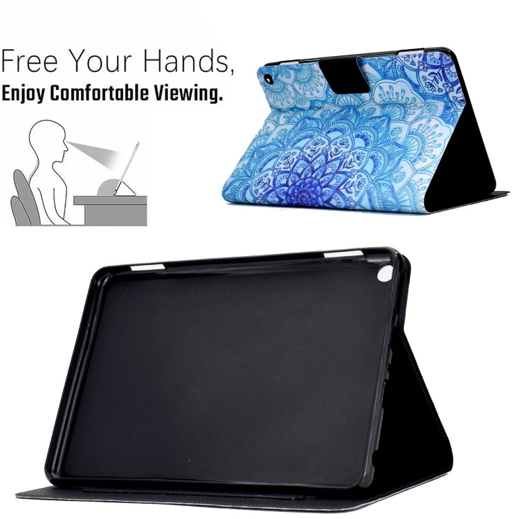 For Amazon Fire Max 11 2023 Colored Drawing Smart Leather Tablet Case(Green Flower) - free shipping - PMC TechLife - Order now!