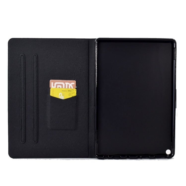 For Amazon Fire Max 11 2023 Colored Drawing Smart Leather Tablet Case(Lion King) - Amazon by PMC TechLife | Online Shopping South Africa | PMC TechLife | Buy Now Pay Later Mobicred