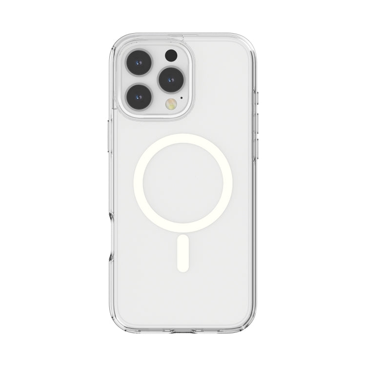 For iPhone 16 Pro Terminator Style Transparent MagSafe Magnetic Phone Case(Transparent) - iPhone 16 Pro Cases by PMC TechLife | Online Shopping South Africa | PMC TechLife | Buy Now Pay Later Mobicred