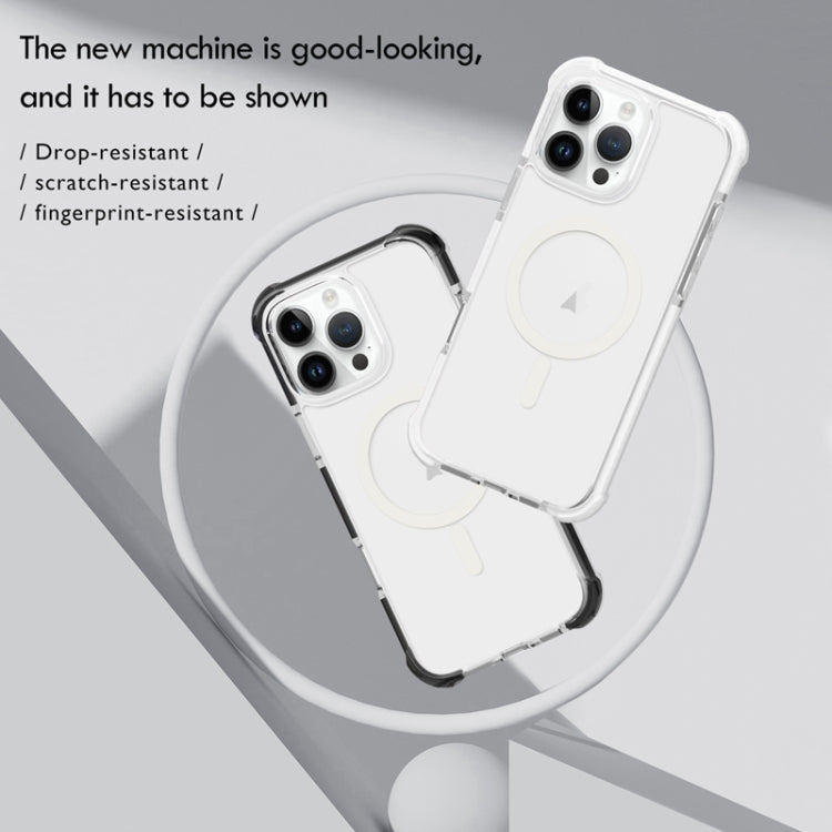 For iPhone 15 Pro Acrylic Magsafe Magnetic Shockproof Phone Case(Blue) - iPhone 15 Pro Cases by PMC TechLife | Online Shopping South Africa | PMC TechLife | Buy Now Pay Later Mobicred