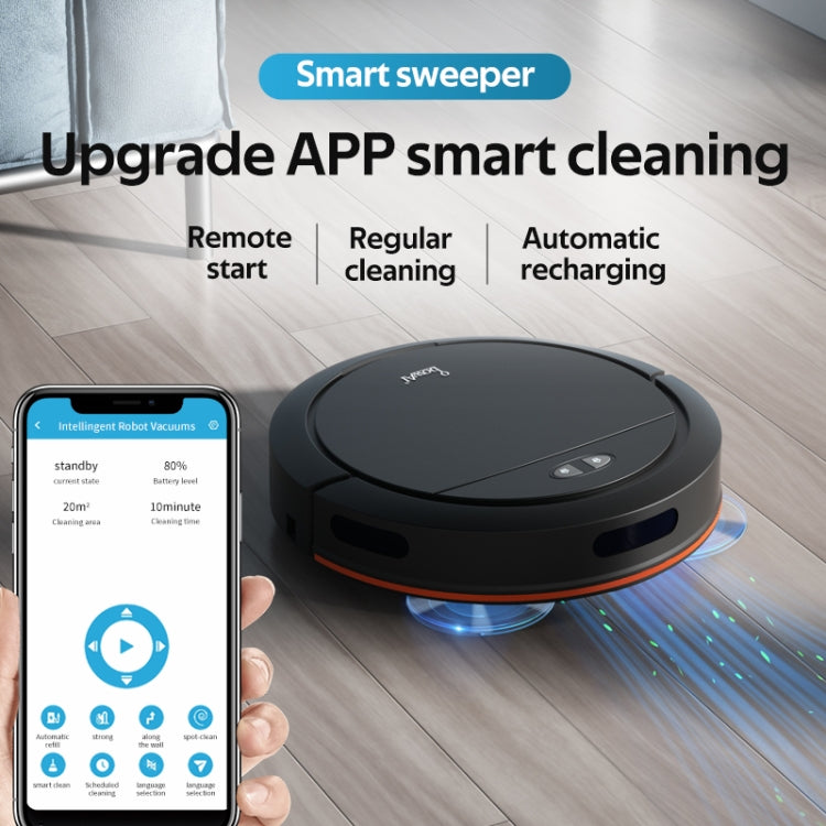 OB16 Mini Vacuum Cleaner Intelligent Sweeping Robot(Black) - Robot Vacuum Cleaner by PMC Jewellery | Online Shopping South Africa | PMC Jewellery | Buy Now Pay Later Mobicred