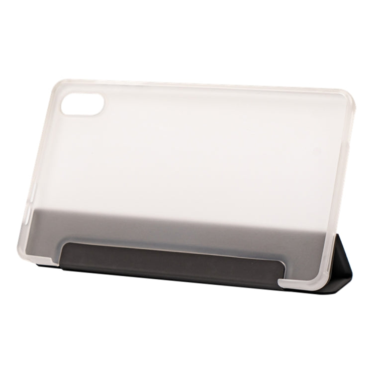 For Teclast P85T 3-Fold Holder Folio Leather Tablet Smart Case(Grey) - Teclast by TECLAST | Online Shopping South Africa | PMC TechLife | Buy Now Pay Later Mobicred