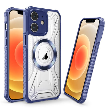 For iPhone 12 CD Texture Magsafe Phone Case(Sapphire) - iPhone 12 / 12 Pro Cases by PMC Jewellery | Online Shopping South Africa | PMC Jewellery