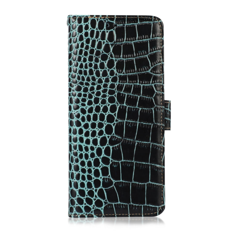 For Huawei Nova 11 Crocodile Top Layer Cowhide Leather Phone Case(Green) - Huawei Cases by PMC TechLife | Online Shopping South Africa | PMC TechLife | Buy Now Pay Later Mobicred