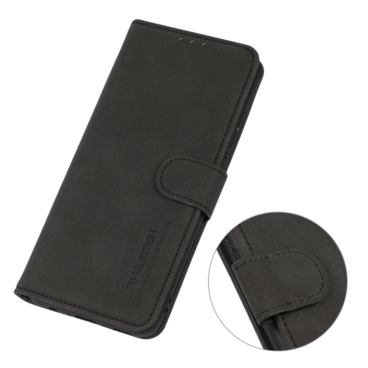 For Honor 90 KHAZNEH Matte Texture Leather Phone Case(Black) - Honor Cases by PMC Jewellery | Online Shopping South Africa | PMC Jewellery | Buy Now Pay Later Mobicred