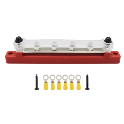 CP-3123 RV Yacht 150A High Current Single-row 4-way Busbar with 6pcs Terminals - Booster Cable & Clip by PMC Jewellery | Online Shopping South Africa | PMC Jewellery | Buy Now Pay Later Mobicred