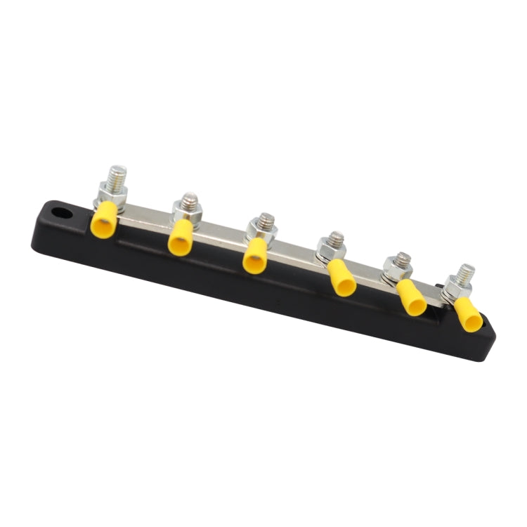 CP-3124 RV Yacht 150A High Current Single-row 4-way Busbar with 6pcs Terminals - Booster Cable & Clip by PMC TechLife | Online Shopping South Africa | PMC TechLife | Buy Now Pay Later Mobicred