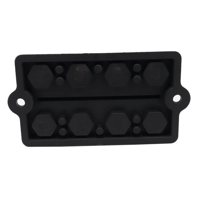 CP-3157 M10 RV Modified Yacht Double-row 4-way Busbar with Dust Cover - free shipping - PMC TechLife - Order now!