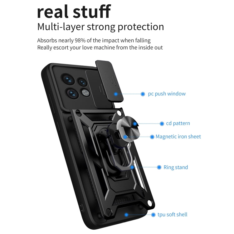 For Motorola Edge 40 Pro Sliding Camera Cover Design TPU+PC Phone Case(Gold) - free shipping - PMC TechLife - Order now!