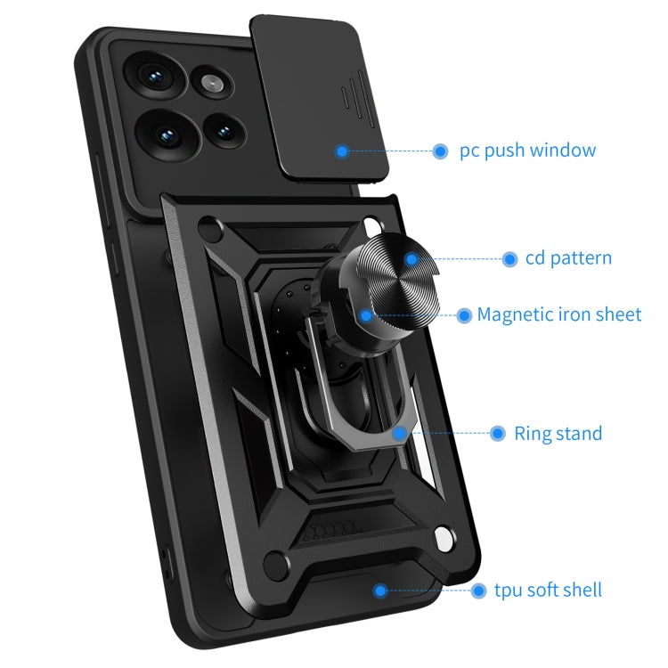 For Motorola Edge 50 5G Sliding Camera Cover Design TPU+PC Phone Case(Silver) - free shipping - PMC TechLife - Order now!