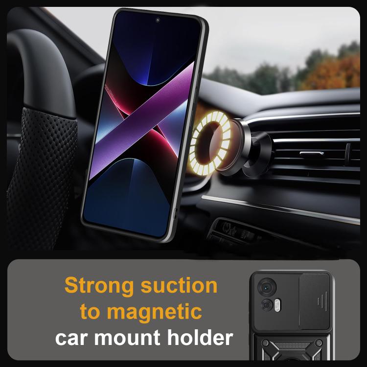 For Motorola Edge 30 Neo Sliding Camera Cover Design TPU+PC Phone Case(Black) - free shipping - PMC TechLife - Order now!
