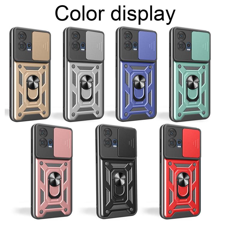 For Motorola Edge 30 Fusion Sliding Camera Cover Design TPU+PC Phone Case(Black) - free shipping - PMC TechLife - Order now!