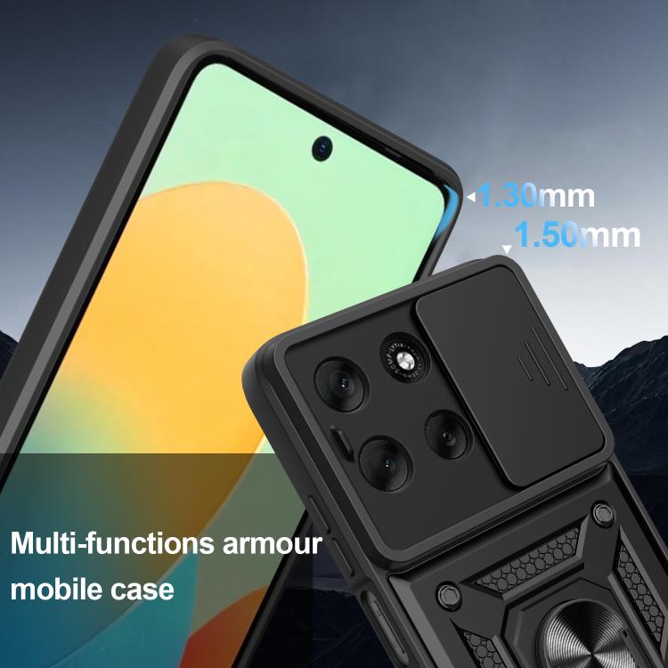 For Motorola Moto G56 5G Sliding Camera Cover Design TPU+PC Phone Case(Red) - free shipping - PMC TechLife - Order now!