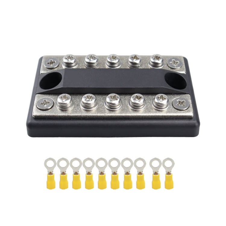 CP-4002 100A 48V RV Yacht Modified Double Row 5-way Busbar with 10pcs Terminals - free shipping - PMC TechLife - Order now!