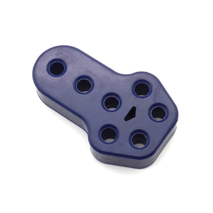 XH-6282 7 Holes Car Exhaust Hanger Bushing Muffler Rubber Insulator Mount Bracket(Blue) - Exhaust Pipes by PMC Jewellery | Online Shopping South Africa | PMC Jewellery | Buy Now Pay Later Mobicred