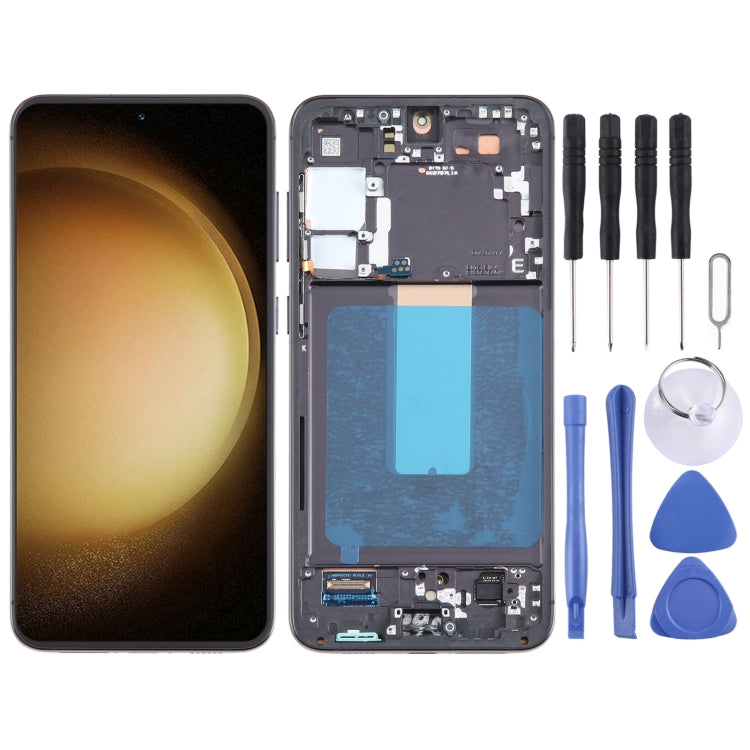 For Samsung Galaxy S23+ SM-S916B Original LCD Screen Digitizer Full Assembly with Frame - free shipping - PMc TechLife - Order now!