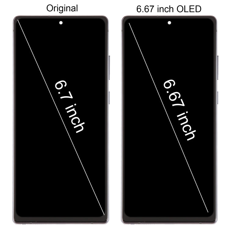 For Samsung Galaxy Note20 SM-N980 6.67 inch OLED LCD Screen Digitizer Full Assembly with Frame(Pink) - free shipping - PMc TechLife - Order now!