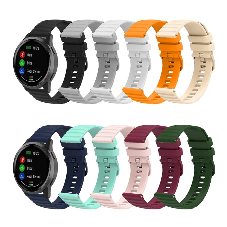 For Huawei Watch 4 / 4 Pro Wavy Dot Pattern Solid Color Silicone Watch Band(Wine Red) - free shipping - PMC TechLife - Order now!