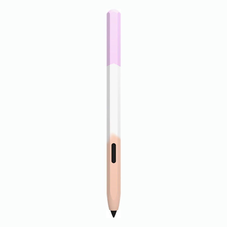 For Samsung Galaxy Tab S6 Lite LOVE MEI Rainbow Liquid Silicone Protective Pen Case(Purple) - free shipping - PMC TechLife - Order now!