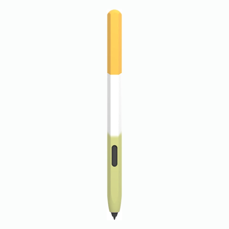 For Samsung Galaxy Tab S7 LOVE MEI Rainbow Liquid Silicone Protective Pen Case(Yellow) - Pencil Accessories by LOVE MEI | Online Shopping South Africa | PMC TechLife