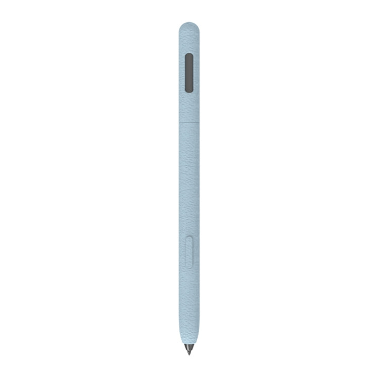 For Samsung Galaxy Tab S7 LOVE MEI Frosted Leather Texture Silicone Protective Pen Case(Blue) - Pencil Accessories by LOVE MEI | Online Shopping South Africa | PMC TechLife | Buy Now Pay Later Mobicred