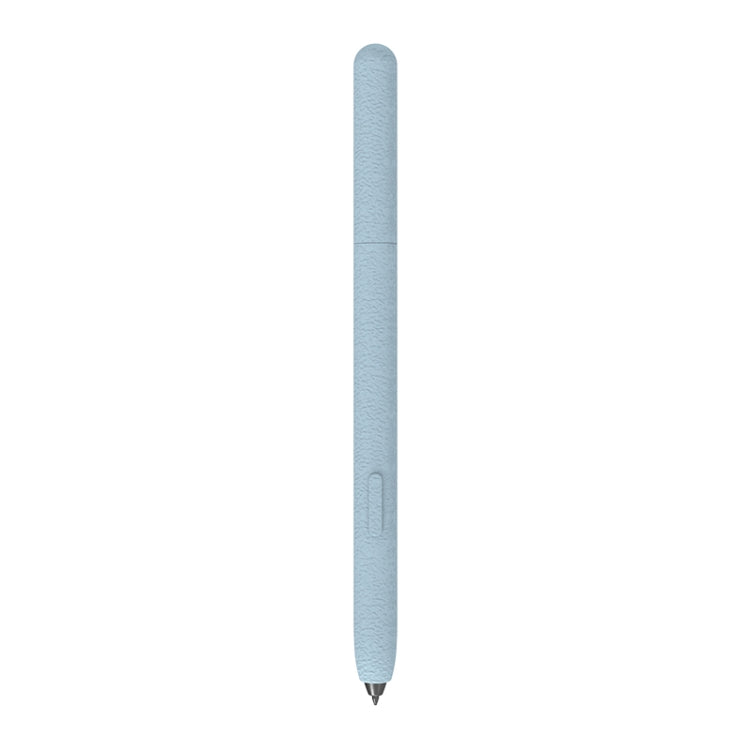For Samsung Galaxy Tab S6 Lite LOVE MEI Frosted Leather Texture Silicone Protective Pen Case(Blue) - Pencil Accessories by LOVE MEI | Online Shopping South Africa | PMC TechLife