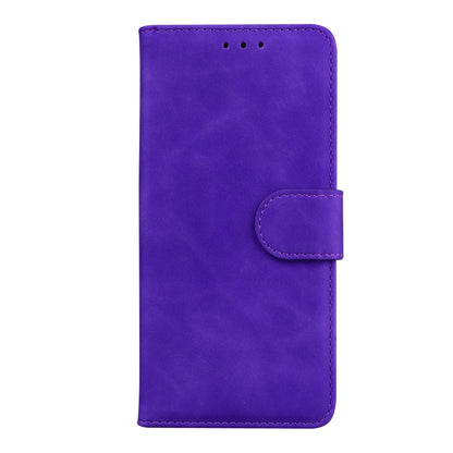 For Xiaomi Poco M6 Pro 4G Skin Feel Pure Color Flip Leather Phone Case(Purple) - Xiaomi Cases by PMC Jewellery | Online Shopping South Africa | PMC Jewellery | Buy Now Pay Later Mobicred