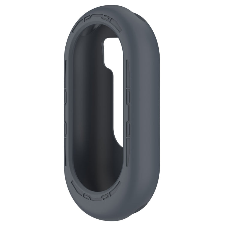 For Xiaomi Mi Band 8 Pure Color Silicone Watch Protective Case(Grey) - Watch Cases by PMC TechLife | Online Shopping South Africa | PMC TechLife
