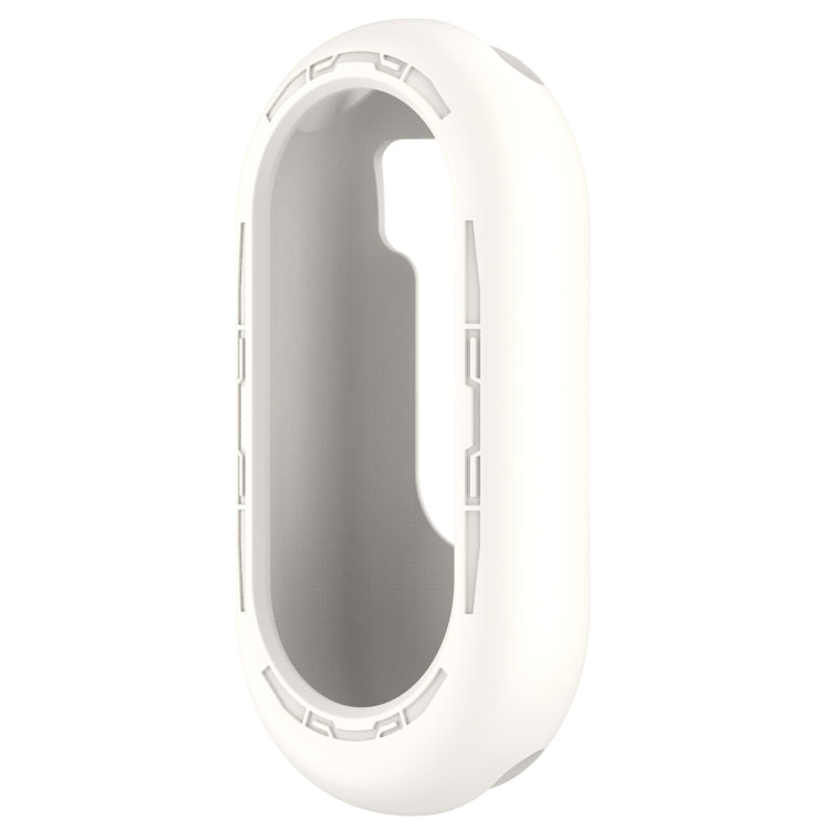For Xiaomi Mi Band 8 Pure Color Silicone Watch Protective Case(Official White) - Watch Cases by PMC TechLife | Online Shopping South Africa | PMC TechLife