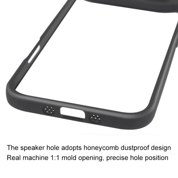 For iPhone 17 Air Frosted TPU + Transparent PC Phone Case(Black) - free shipping - PMc TechLife - Order now!