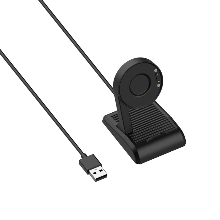 For Ticwatch Pro 5 Smart Watch USB Vertical Magnetic Charger, Lenght: 1m(Black) - Charger by PMC TechLife | Online Shopping South Africa | PMC TechLife | Buy Now Pay Later Mobicred