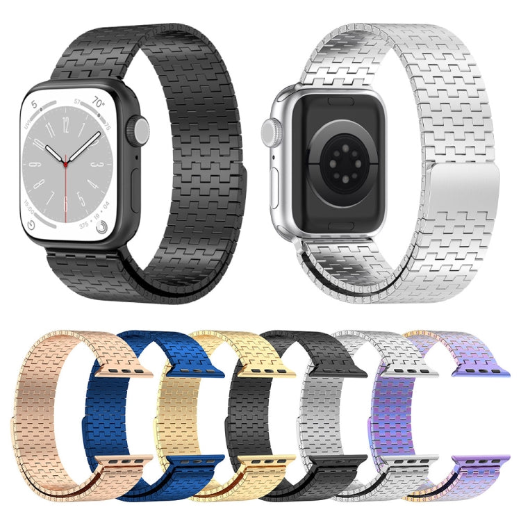 For Apple Watch Ultra 49mm Magnetic Buckle Stainless Steel Metal Watch Band(Silver) - Watch Bands by PMC Jewellery | Online Shopping South Africa | PMC Jewellery | Buy Now Pay Later Mobicred