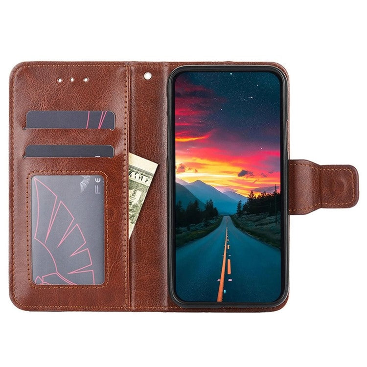 For Huawei Pura 70 Pro / 70 Pro+ 5G Crystal Texture Leather Phone Case(Brown) - Huawei Cases by PMC Jewellery | Online Shopping South Africa | PMC Jewellery | Buy Now Pay Later Mobicred