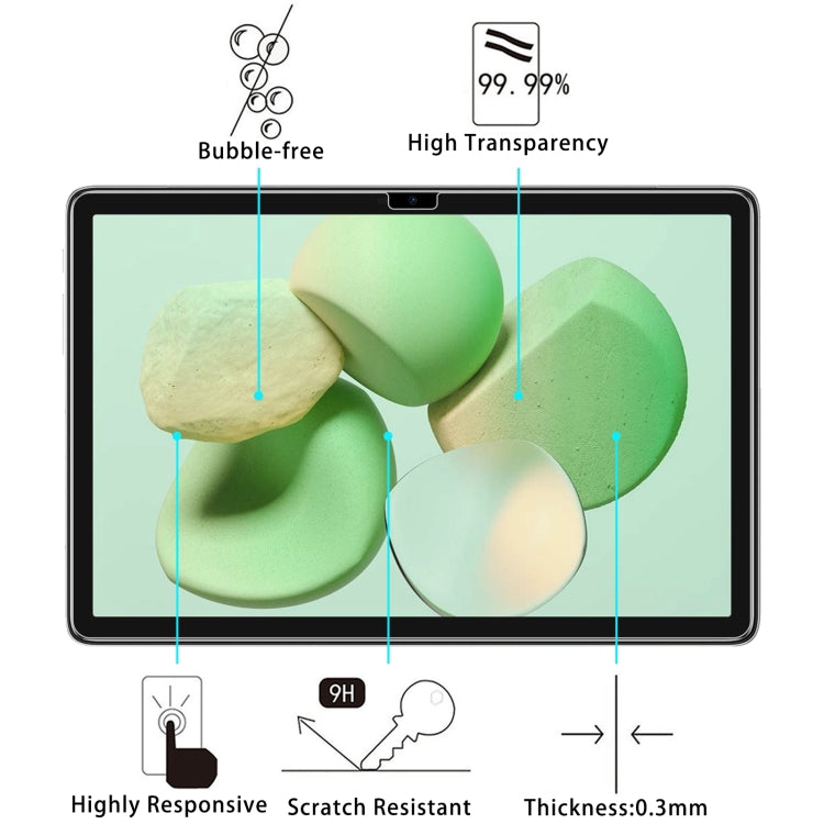 For DOOGEE T10 10.1 2pcs 9H 0.3mm Explosion-proof Tempered Glass Film - free shipping - PMC TechLife - Order now!