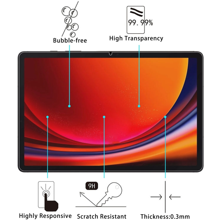 For Samsung Galaxy Tab S9 / Tab S9 FE 9H 0.3mm Explosion-proof Tempered Glass Film - Tab S9 Tempered Glass by PMC Jewellery | Online Shopping South Africa | PMC Jewellery