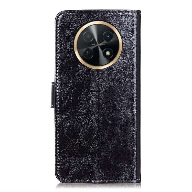 For Huawei Nova Y91 4G / Enjoy 60X Retro Crazy Horse Texture Horizontal Flip Leather Phone Case(Black) - Huawei Cases by PMC Jewellery | Online Shopping South Africa | PMC Jewellery