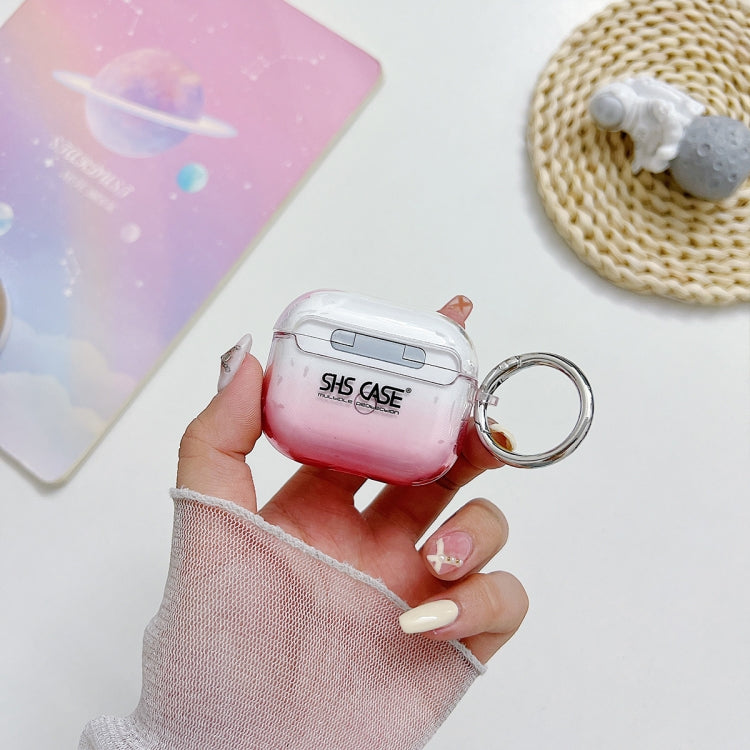 For AirPods 3 Transparent Glitter Bluetooth Earphone Protective Case(Dark Blue) - For AirPods 3 by PMC Jewellery | Online Shopping South Africa | PMC Jewellery | Buy Now Pay Later Mobicred