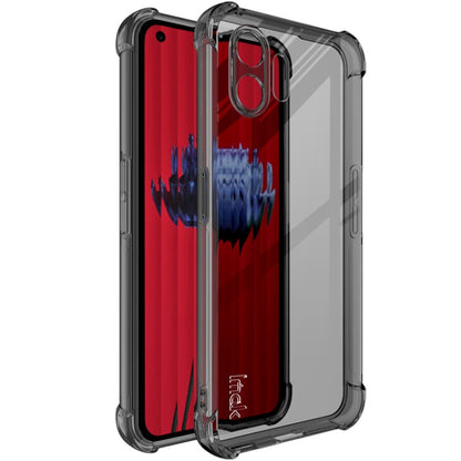 For Nothing Phone2 5G imak Shockproof Airbag TPU Phone Case(Transparent Black) - More Brand by imak | Online Shopping South Africa | PMC Jewellery | Buy Now Pay Later Mobicred