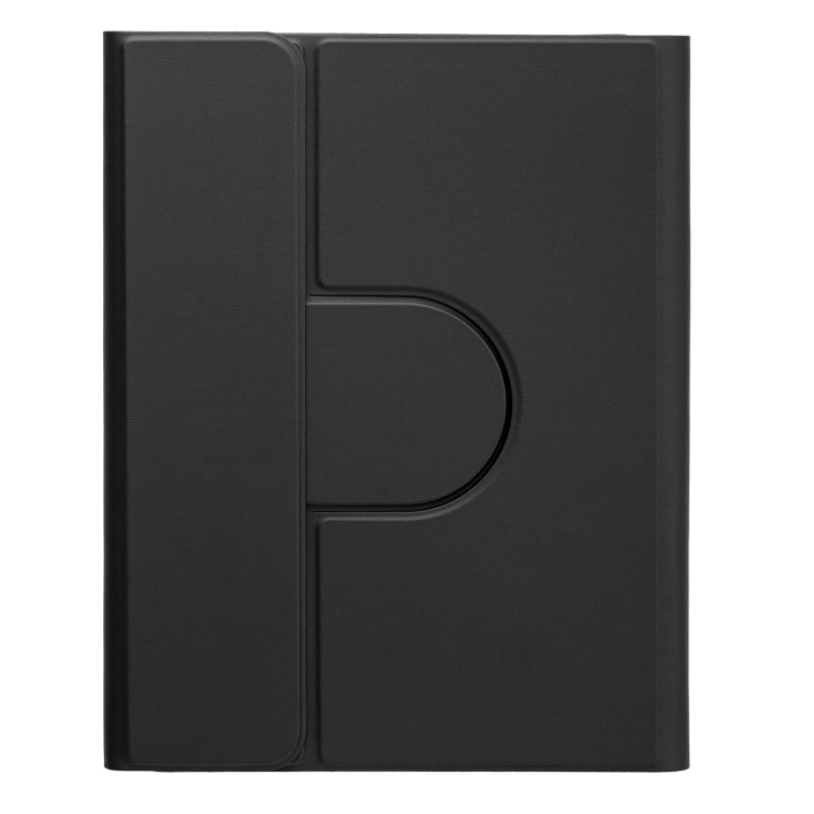 For iPad 10.2 2021 / Air 2019 Round Button 360 Degree Rotatable Bluetooth Keyboard Leather Case(Black) - Universal by PMC TechLife | Online Shopping South Africa | PMC TechLife