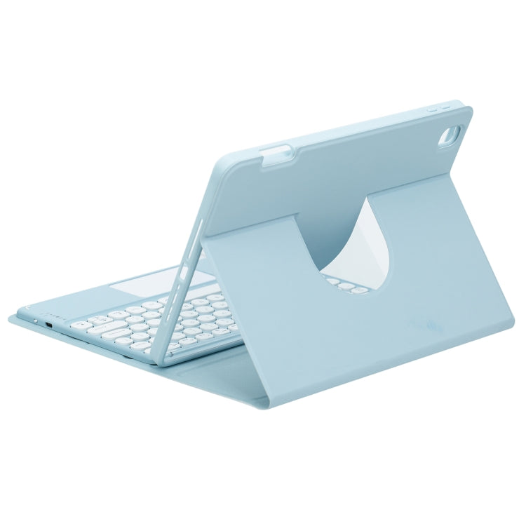 For iPad 10.2 2021 / Air 2019 Round Button 360 Degree Rotatable Bluetooth Keyboard Leather Case(Black) - Universal by PMC TechLife | Online Shopping South Africa | PMC TechLife