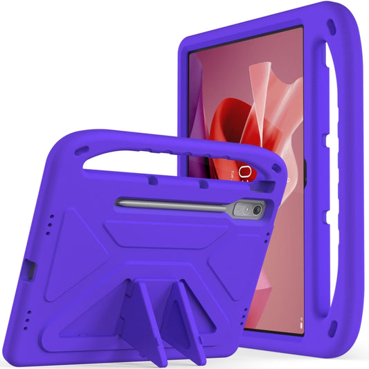 For Lenovo Tab P12 12.7 Handle Portable EVA Shockproof Tablet Case(Purple) - Lenovo by PMC Jewellery | Online Shopping South Africa | PMC Jewellery