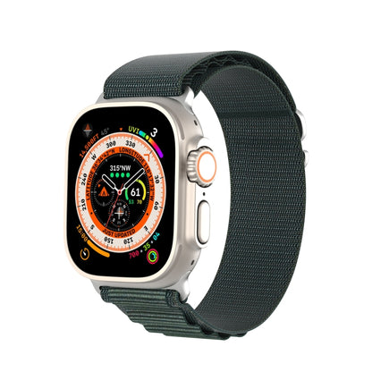 For Apple Watch Ultra 49mm DUX DUCIS GS Series Nylon Loop Watch Band(Green) - Watch Bands by DUX DUCIS | Online Shopping South Africa | PMC Jewellery | Buy Now Pay Later Mobicred