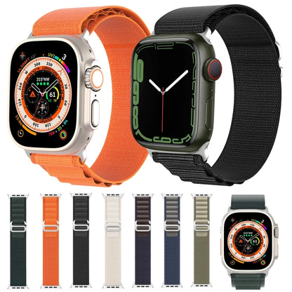 For Apple Watch Series 4 40mm DUX DUCIS GS Series Nylon Loop Watch Band(Green) - Watch Bands by DUX DUCIS | Online Shopping South Africa | PMC Jewellery | Buy Now Pay Later Mobicred