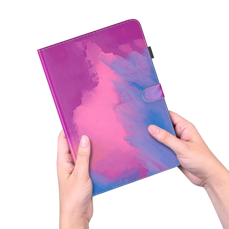 For Amazon Fire Max 11 Watercolor Pattern Flip Leather Tablet Case(Purple Red) - Amazon by PMC TechLife | Online Shopping South Africa | PMC TechLife | Buy Now Pay Later Mobicred