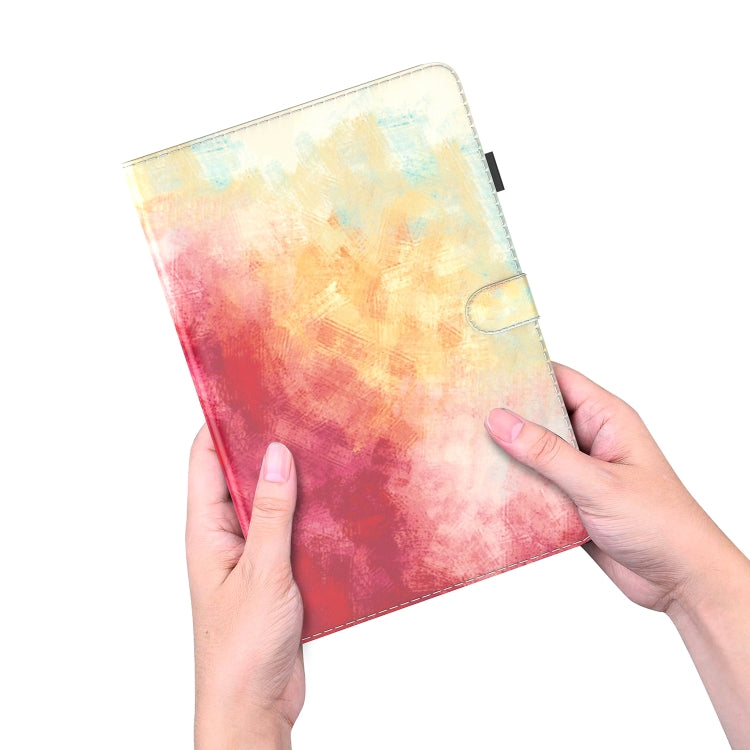 For Amazon Fire Max 11 Watercolor Pattern Flip Leather Tablet Case(Spring Cherry) - Amazon by PMC TechLife | Online Shopping South Africa | PMC TechLife | Buy Now Pay Later Mobicred