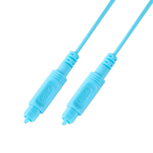 15m EMK OD2.2mm Digital Audio Optical Fiber Cable Plastic Speaker Balance Cable(Sky Blue) - Audio Optical Cables by EMK | Online Shopping South Africa | PMC Jewellery | Buy Now Pay Later Mobicred