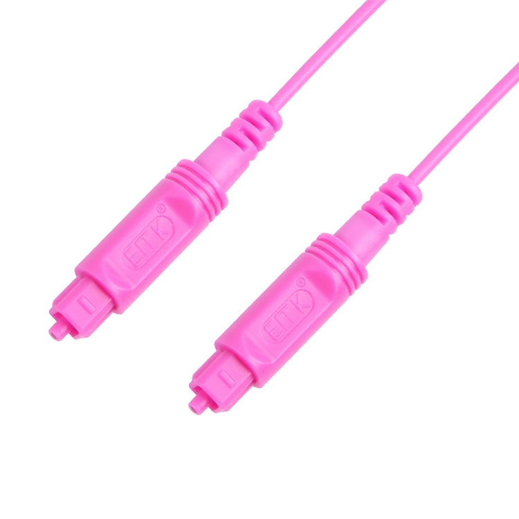 30m EMK OD2.2mm Digital Audio Optical Fiber Cable Plastic Speaker Balance Cable(Pink) - Audio Optical Cables by EMK | Online Shopping South Africa | PMC Jewellery | Buy Now Pay Later Mobicred